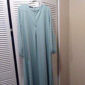 New Mint Long Women's Dress Abaya size 8